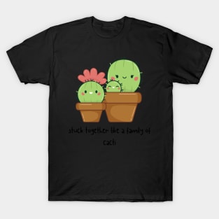 Cacti Family Love T-Shirt